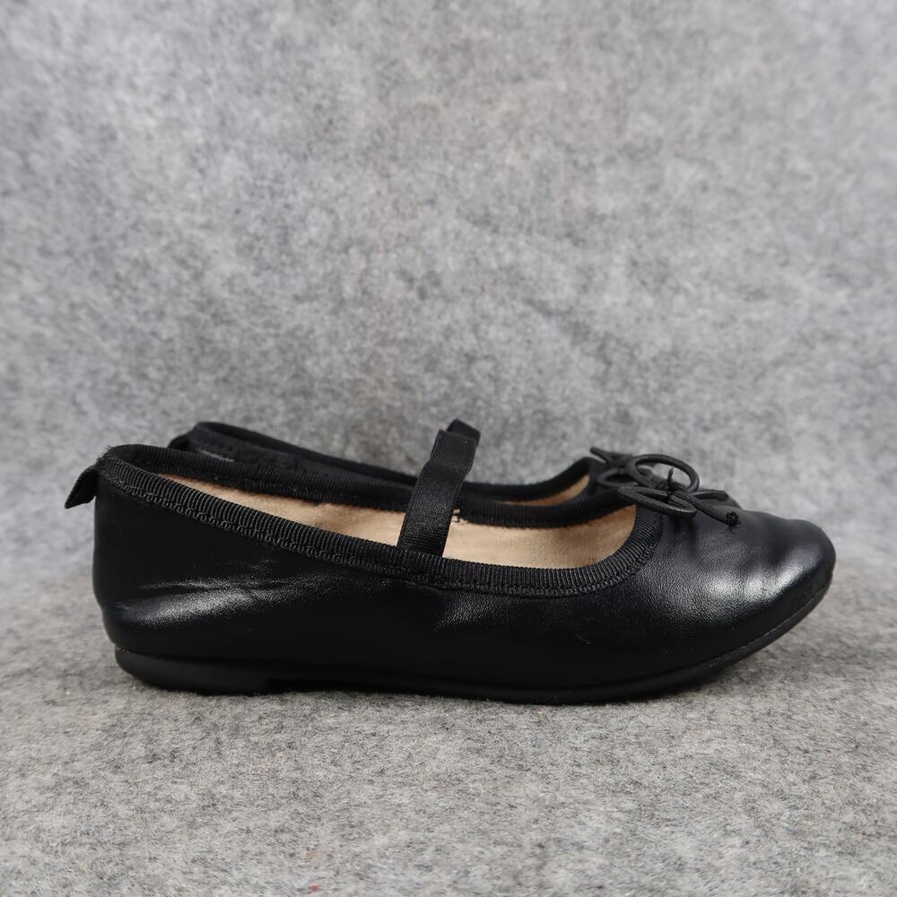 Cat & Jack Shoes Kids Toddler 10 Ballet Flats Elastic Strap Girls Slip On Black